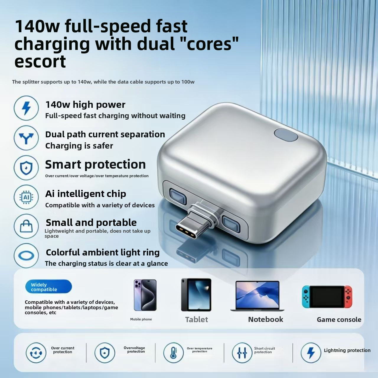Automatic Charging Protector with AI Power-Off Function