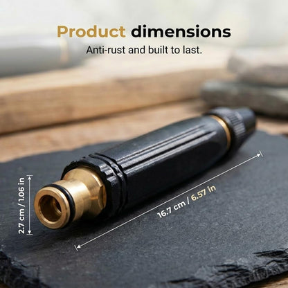 High Pressure Power Washer Nozzle with Connector Set,Direct spray gun,Power Jet Water with Three Spray Modes