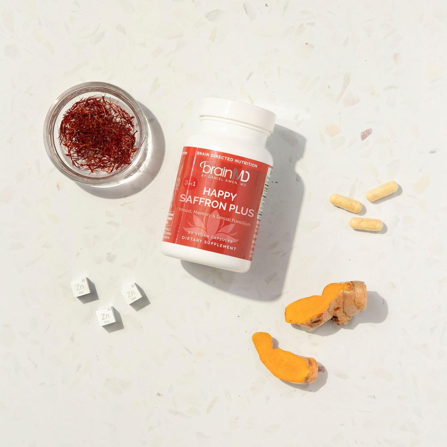 Happy Saffron Plus **Advanced Mood & Mental Focus Complex**