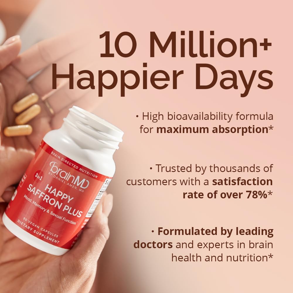 Happy Saffron Plus **Advanced Mood & Mental Focus Complex**