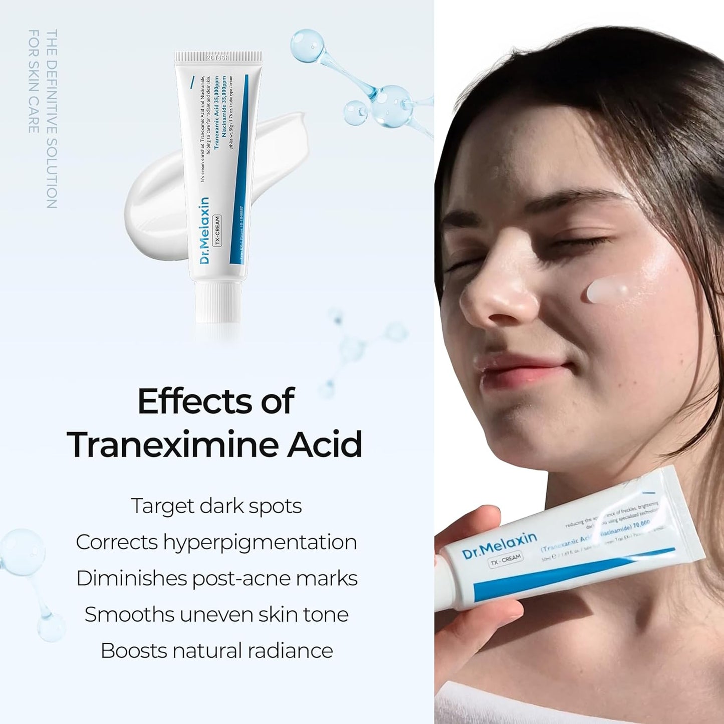 DR.Melaxin TX Tranexamic Acid CREAM | Korean Cosmetics | 1.7 fl oz (50 ml)