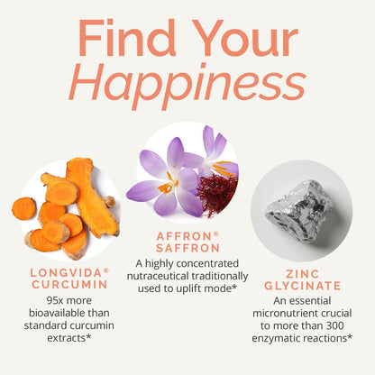 Happy Saffron Plus **Advanced Mood & Mental Focus Complex**